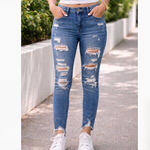 American Eagle Curvy Hi-Rise Jegging Jeans Next Level Stretch Size 10